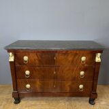 Empire Period Mahogany Chest of Drawers