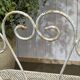 Banc de jardin en fer forgé des années 1950