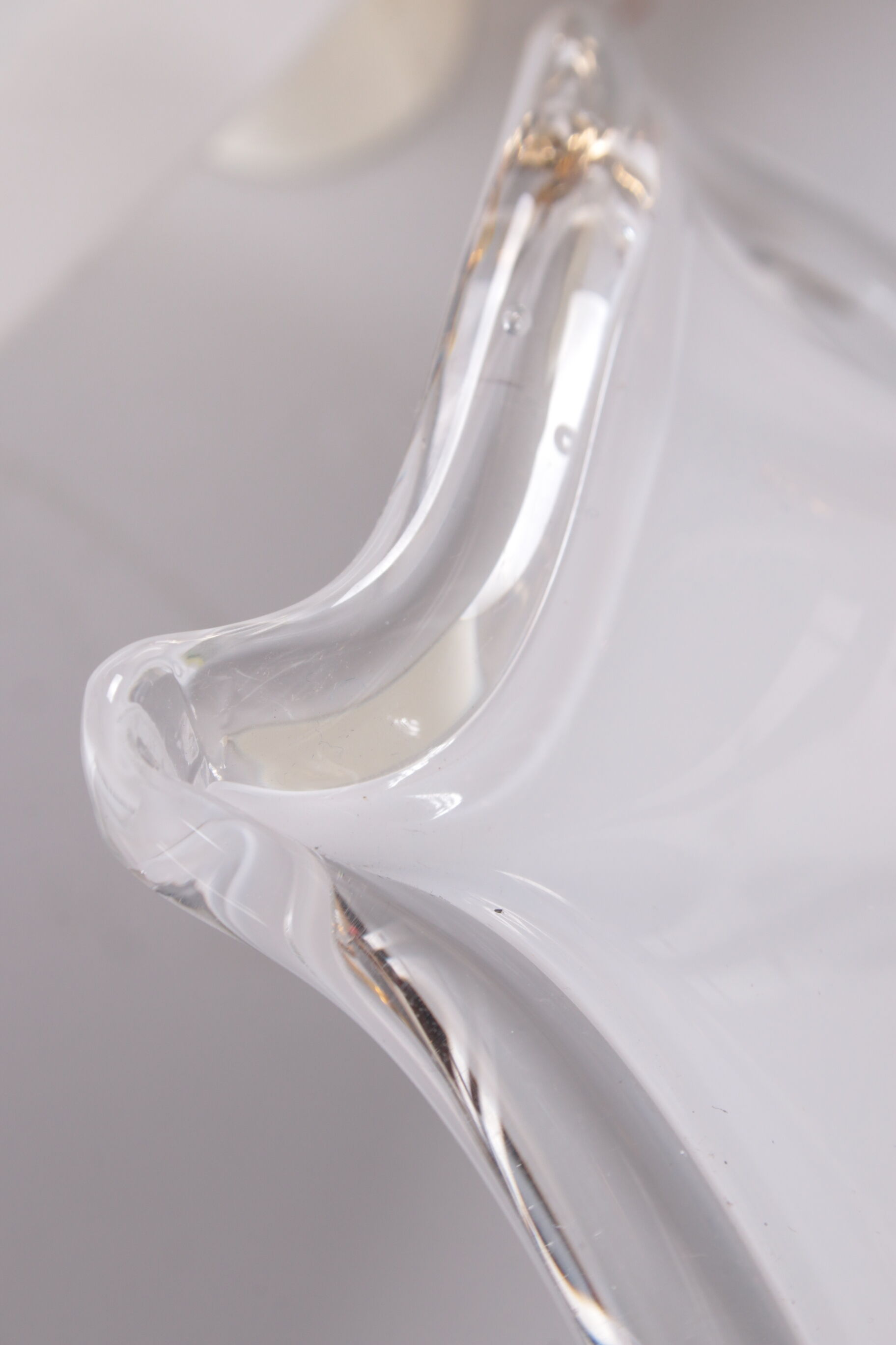 24 kt gold-plated tulip glass wall lamps Italian design 1970