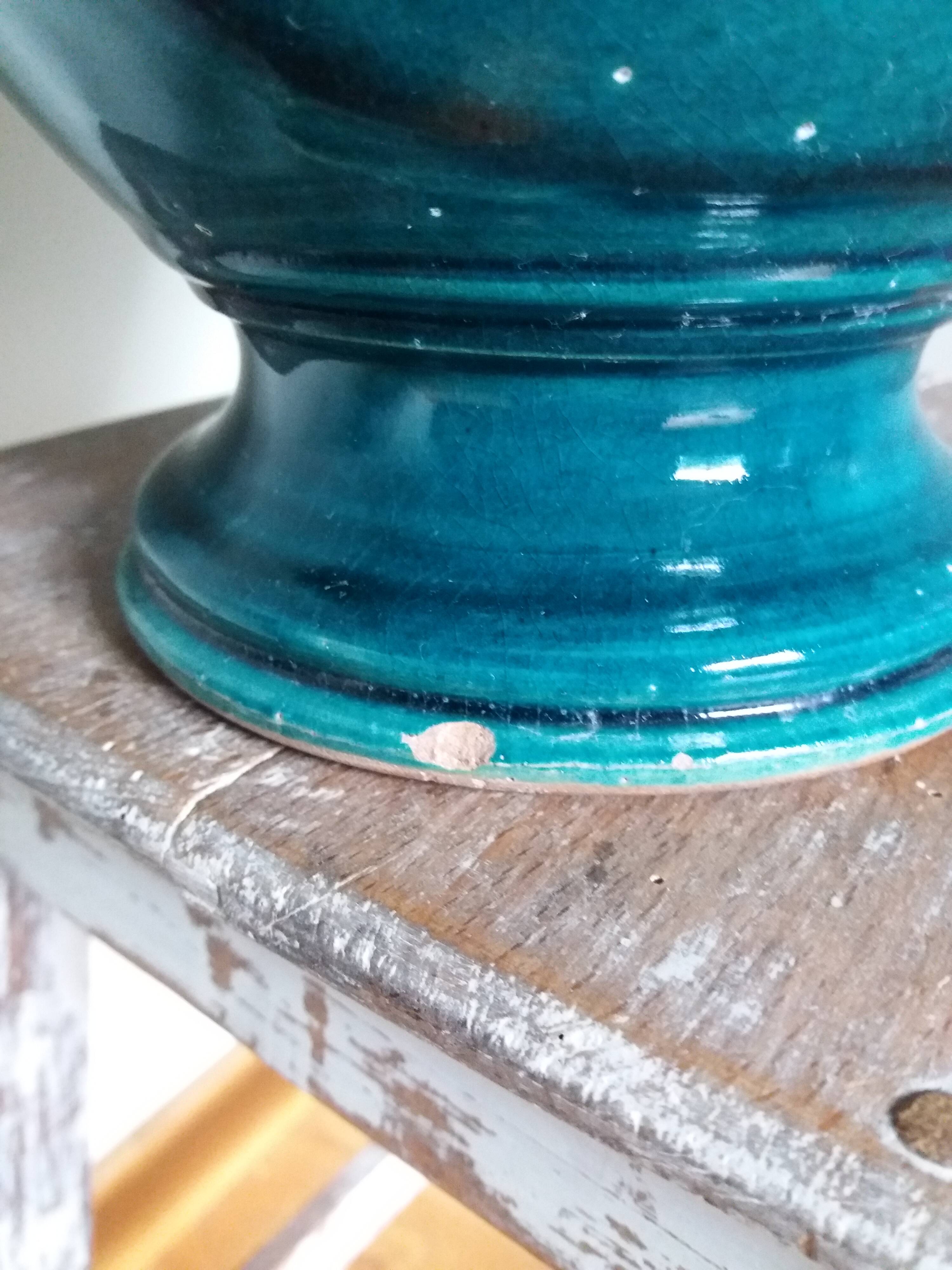 Handcrafted vase Morocco 1950s