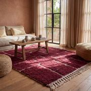 Handmade traditional pure natural wool rug size 200/300 cm