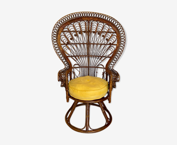 Fauteuil emmanuelle adulte rotin