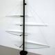 Italian Vintage Shelf Fiordiluna by Tobia Scarpa for Goppion, 1950s