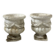 Pair of Medici vases in reconstituted stone