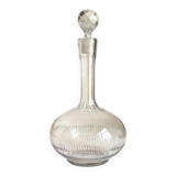 Carafe à liqueur en verre ciselé