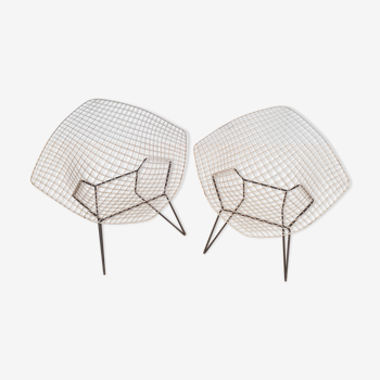 Set of 2  Diamond Chairs by Harry Bertoia for Knoll