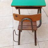 Ancien bureau d'école vintage