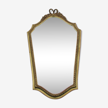 Louis XVI style gold mirror plaster