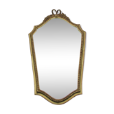 Miroir doré style Louis XVI plâtre