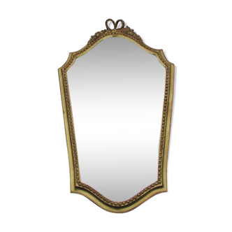 Miroir doré style Louis XVI plâtre