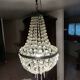 Crystal and Brass Hot Air Balloon Tassel Chandelier