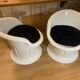 A pair of vintage Ikea armchairs designed by Knut and Marianne Hagberg