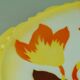 Cake plate by th. paetsch floral spray-painted decoration art deco