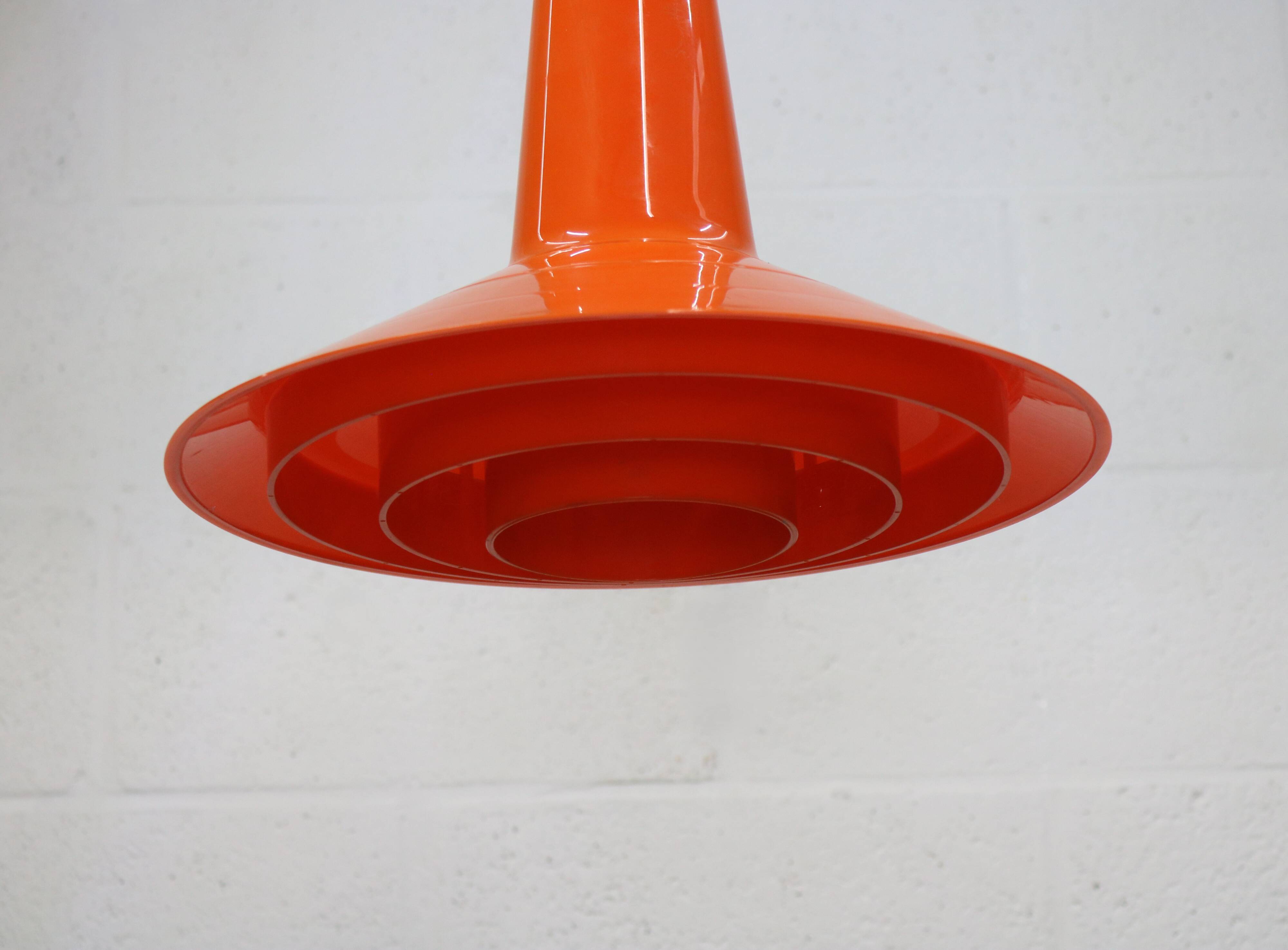 Danish Plastic Design Pendant - Bent Karlby - Schroder Kemi - space age