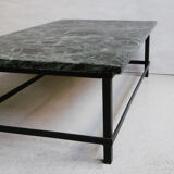 Table basse marbre et fer 1950