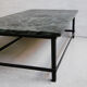 Marble and iron coffee table, 1950s
