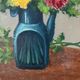 Bouquet in a jug, oil on canvas signed Rondeau 1963