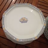 Table service, tableware of Limoges Haviland