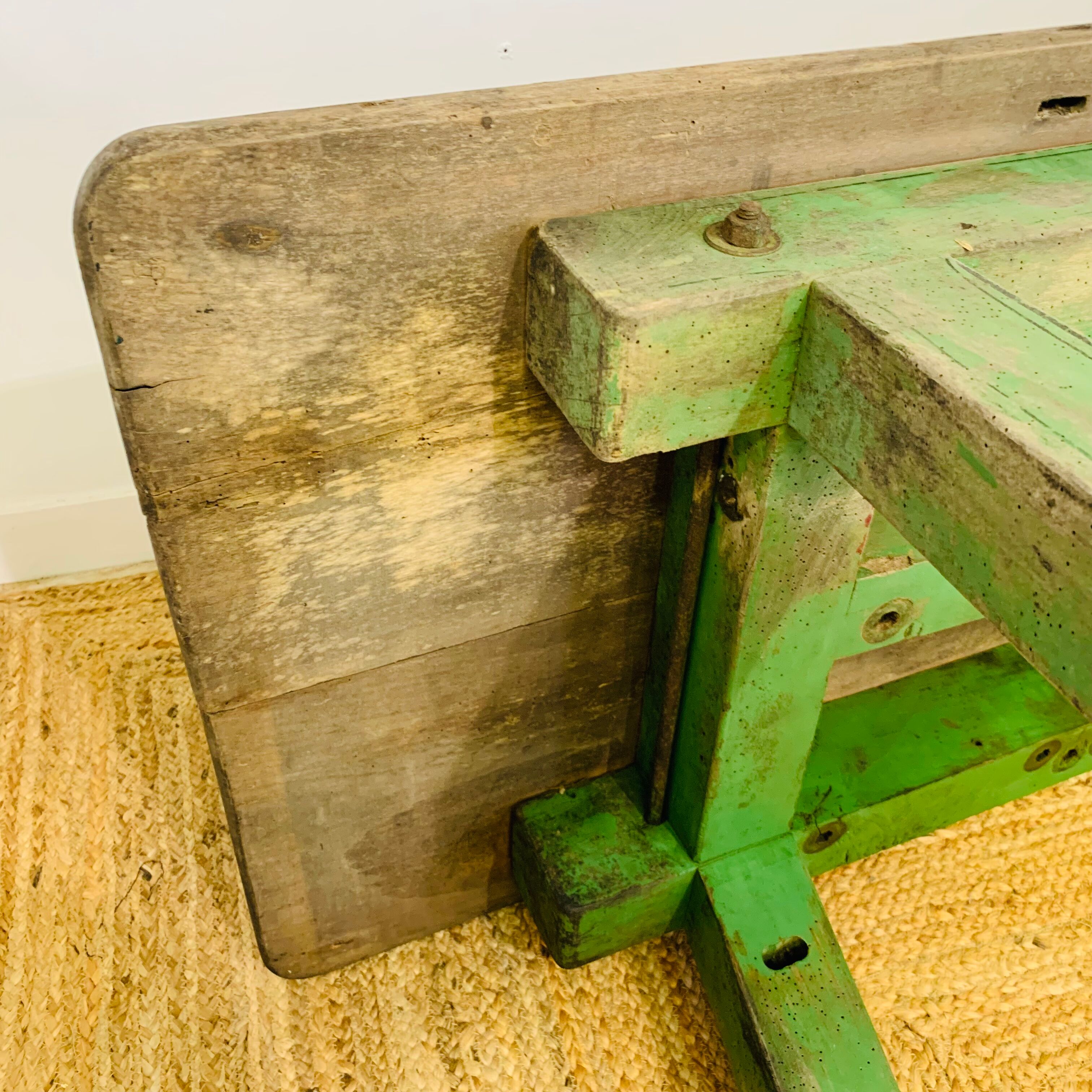 Industrial coffee table