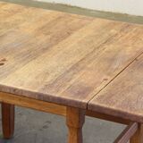 Mid-century brutalist Danish coffee table in oak attributed to Kjærnulf, 1960s