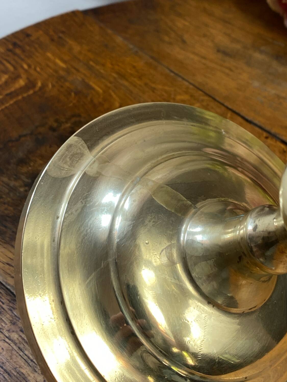 Candlestick, four-light brass candelabra