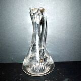 BACCARAT crystal carafe with handle, gondola model 1907