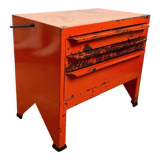 Tool box - workshop maid - vintage orange