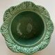 Vintage green soup tureen in majolica large model – Cabbage design – 1970s