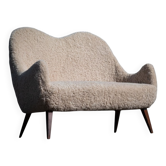 Modern 2-Seater Sofa, Sweden, 1950s