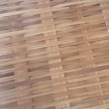 Oval rattan mirror - year 70