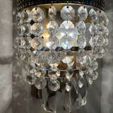 1970s brass pendant wall lights