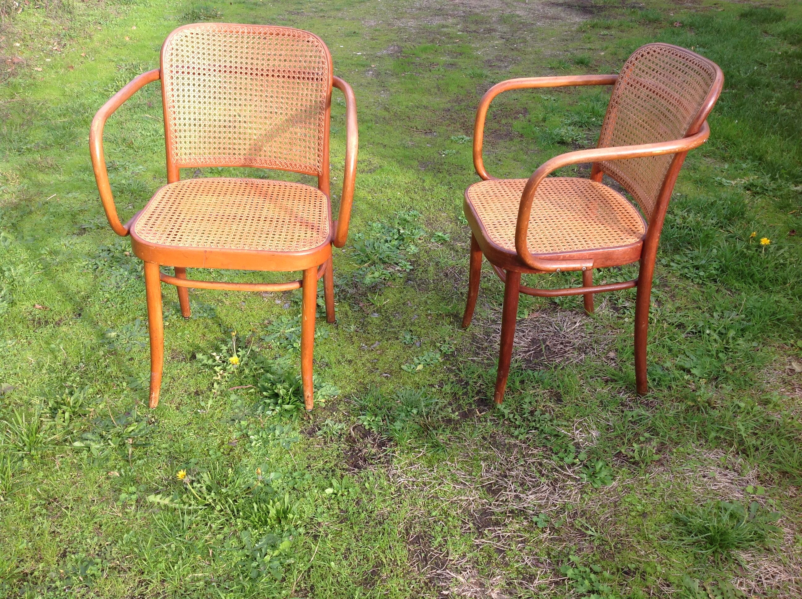Pair of chairs 811 Thonet