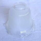 Holophane pendant light/glass lampshade - retro atmosphere guaranteed - 1940 - vintage