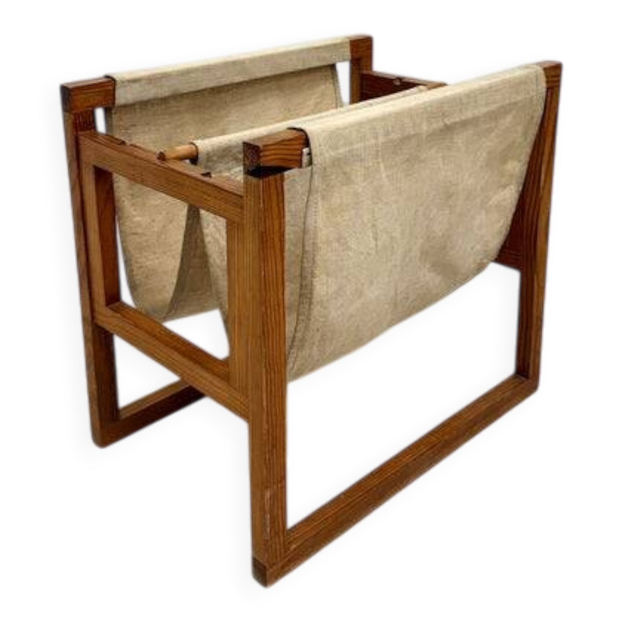 Pine magazine rack