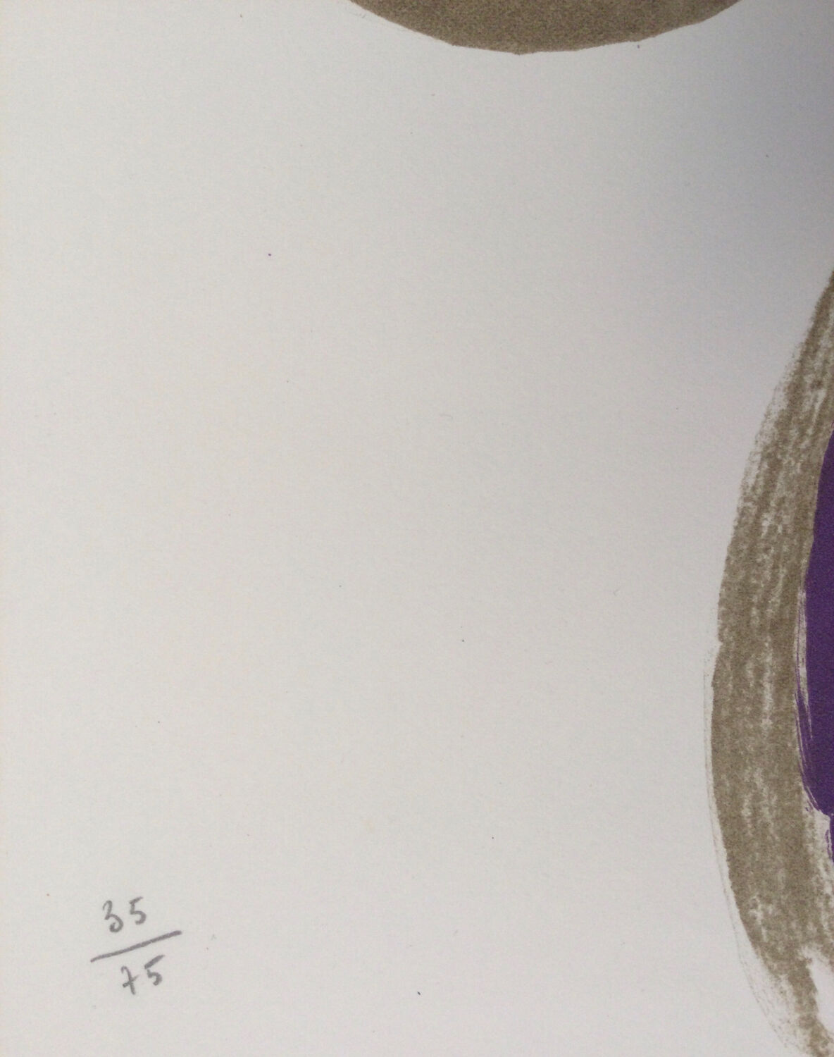 Lithographie originale signée de james pichette ( 1920-1996)