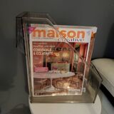 Vintage leitz plexi magazine holder