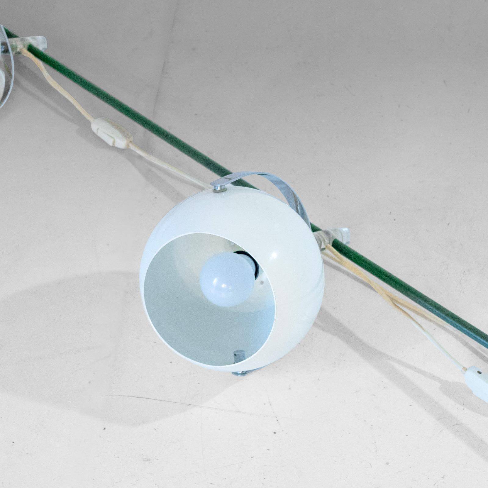 Space Age " Eye Ball " Vintage Floor Lamp in Style of Reggiani, Italy 1970s