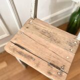 Transformable stepladder chair