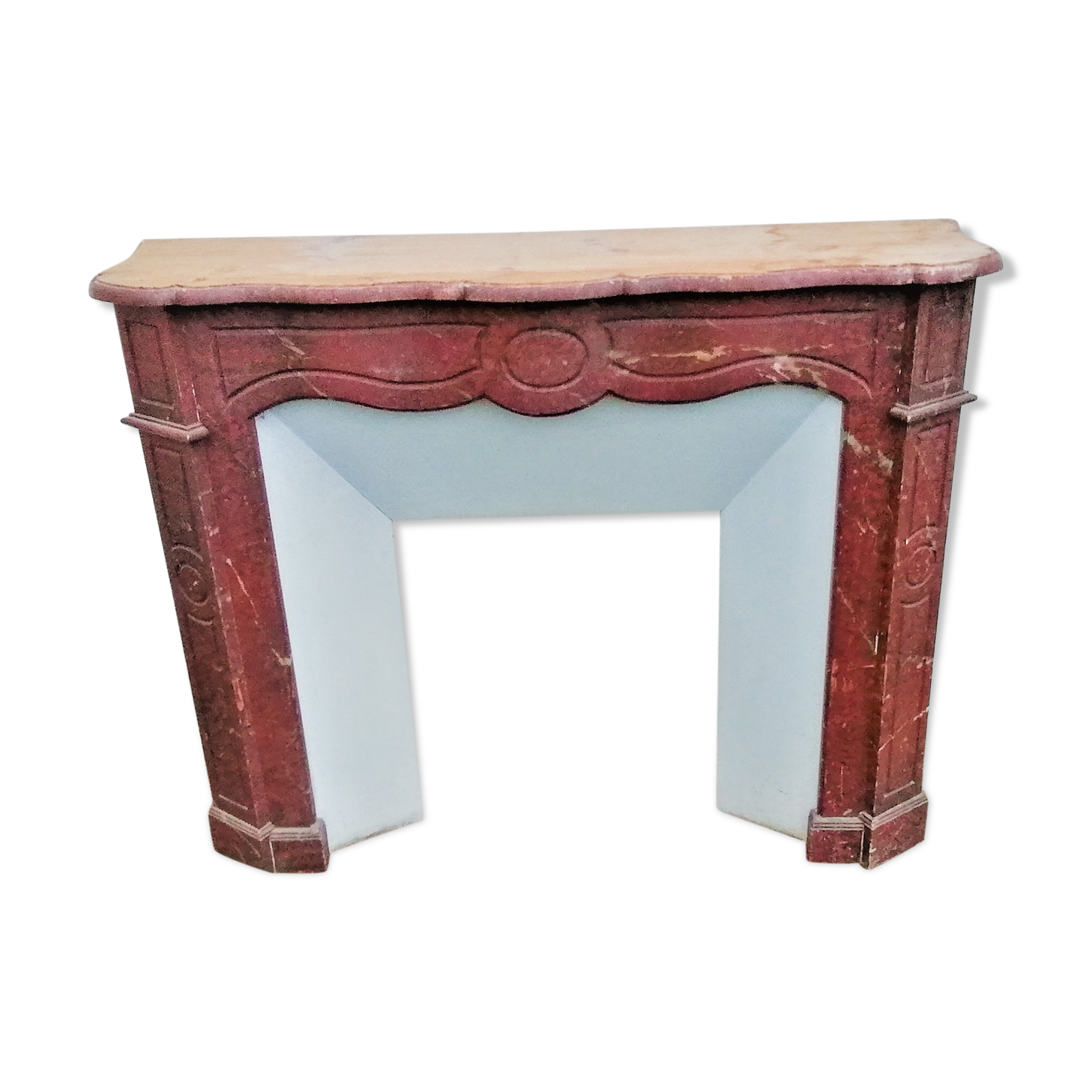 Marble faux mantelpiece