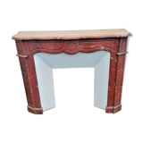 Marble faux mantelpiece