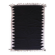 Black Kilim Rug - 305 x 215 cm