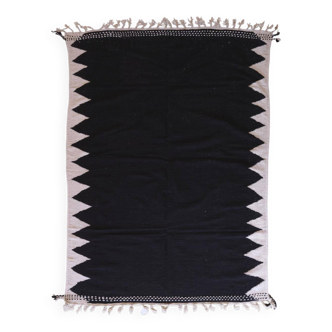Black Kilim Rug - 305 x 215 cm
