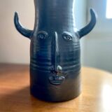 Freres Cloutiers bull vase