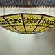 Impressive Tiffany Style Stained Glass Chandelier from the 1990s