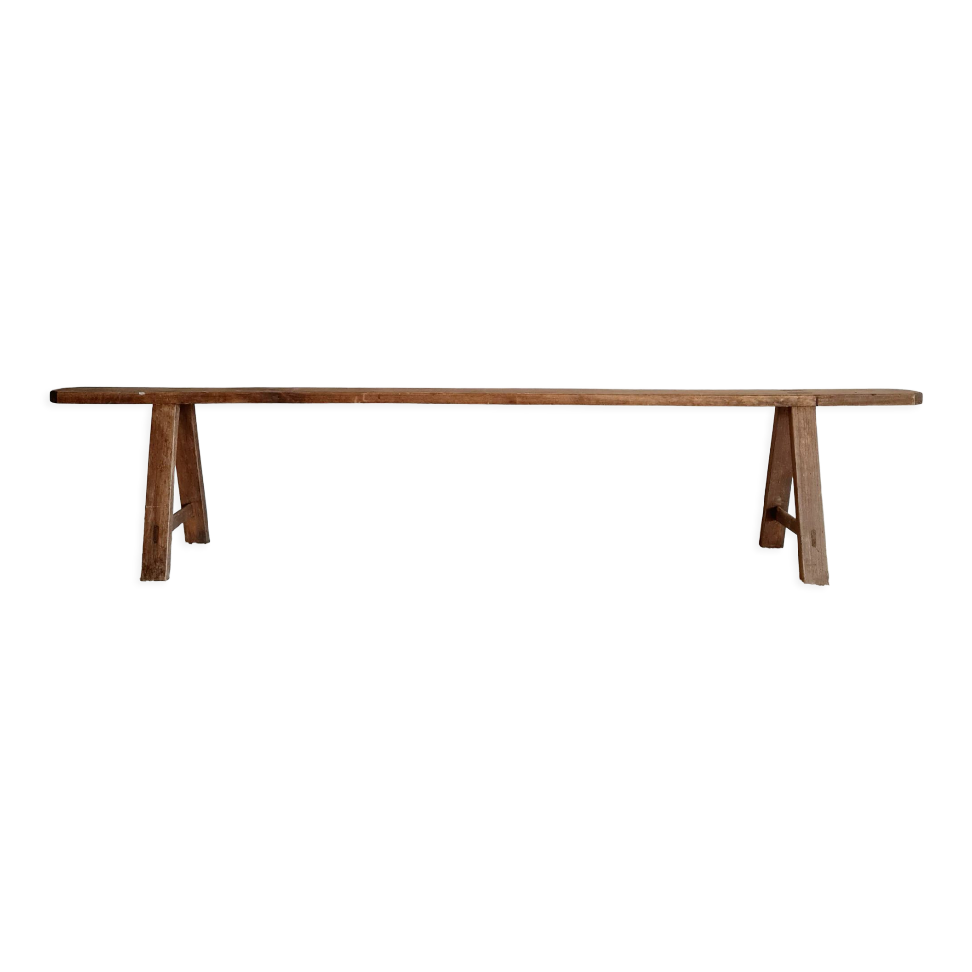 Banc de ferme en bois ancien