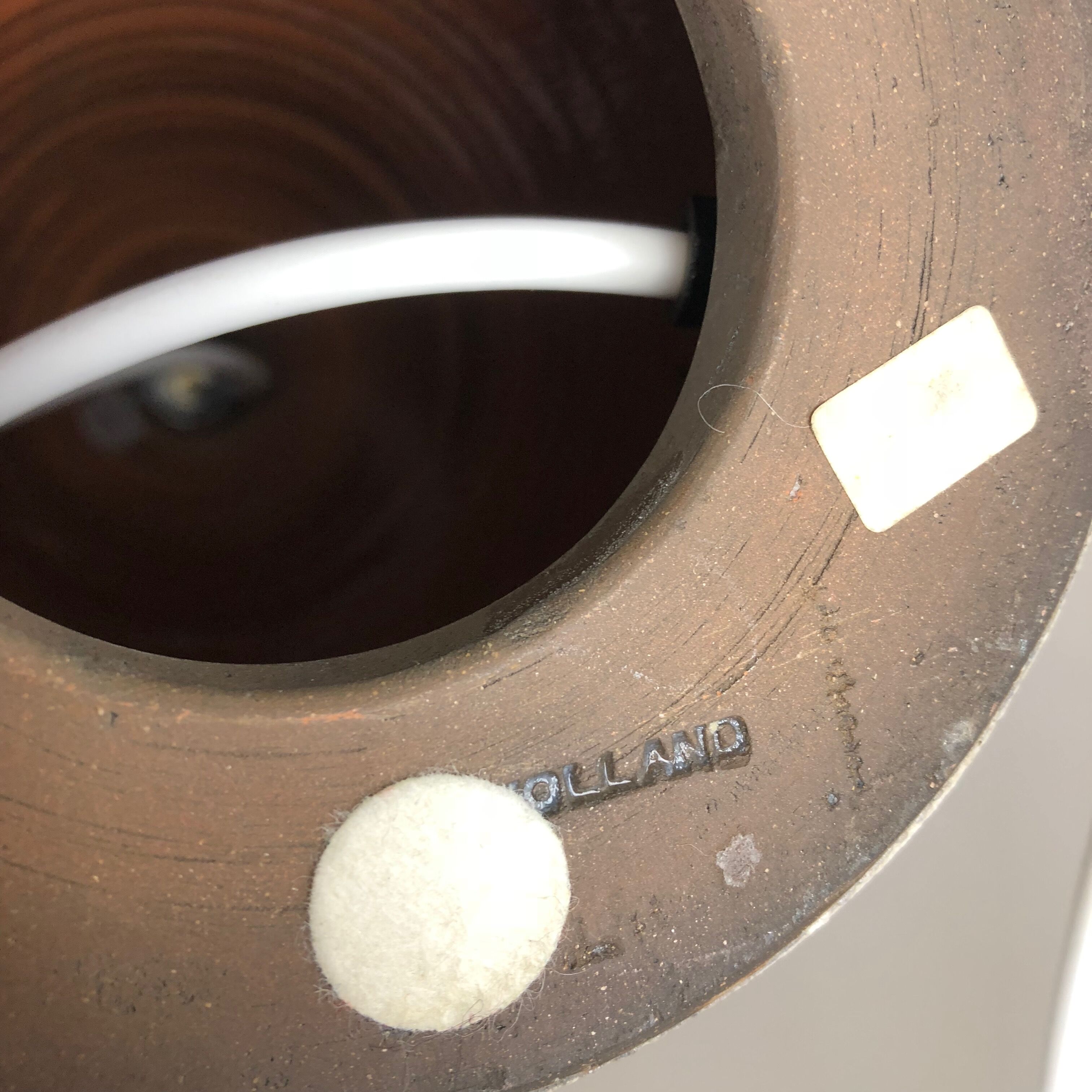 Ceramic studio pottery table light by Piet Knepper for Mobach, Netherlands 1960s