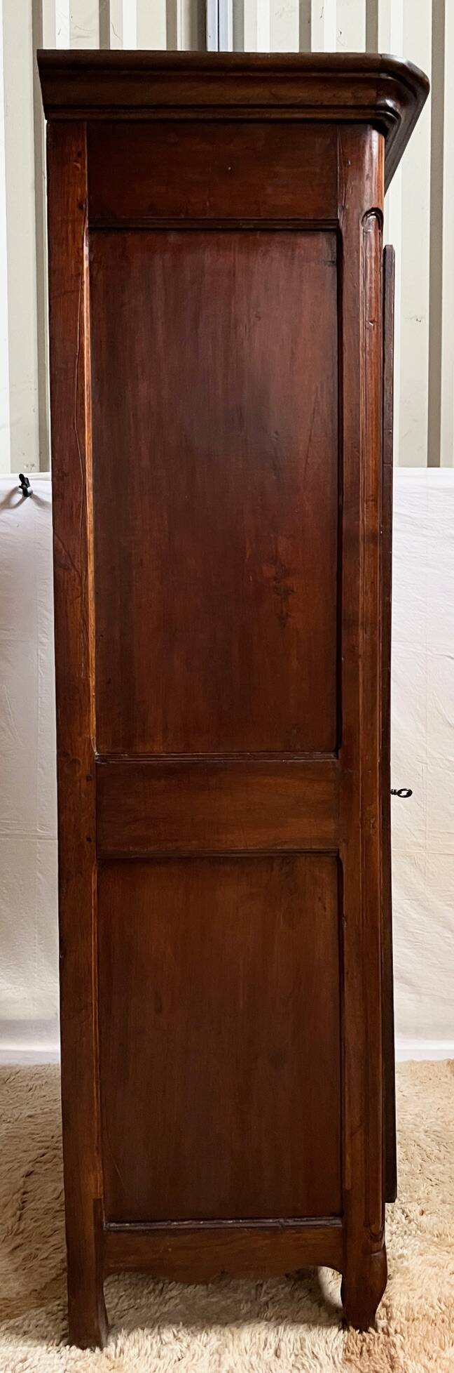 18th century walnut hosiery cabinet
