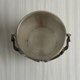 small silver-plated ice bucket