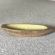 Wooden pond toy, small flat boat, old toy