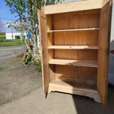 Natural wood cabinet